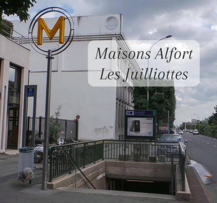 Escale-Marne Fr - 102 - Free Parking - Free Luggage Storage - All Equipped - Linen Included - Washing Machine - 10Mn Walk Metro 8 - Rer A - Panoramic View - From 1 To 4 Guests Maisons-Alfort Eksteriør billede