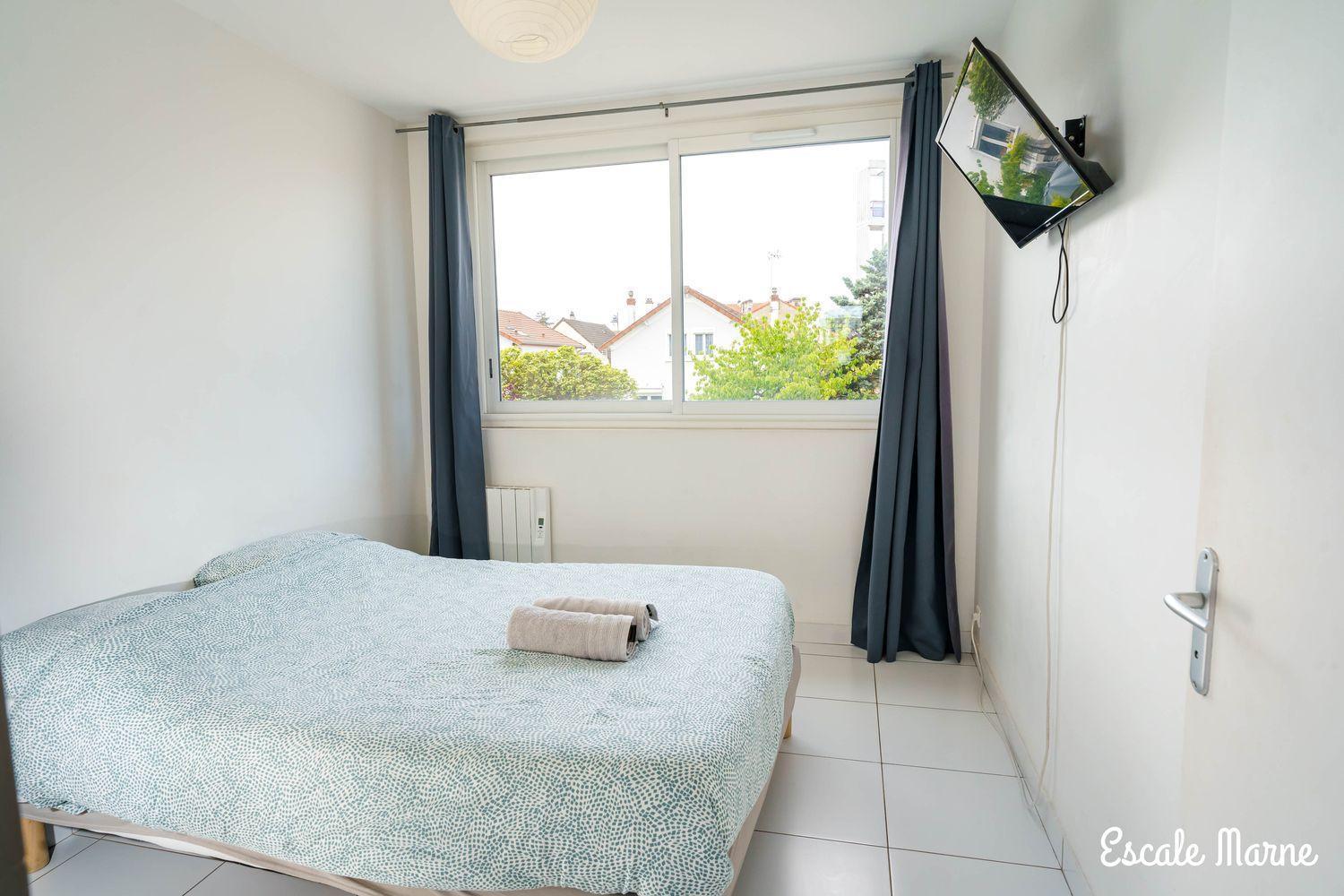 Escale-Marne Fr - 102 - Free Parking - Free Luggage Storage - All Equipped - Linen Included - Washing Machine - 10Mn Walk Metro 8 - Rer A - Panoramic View - From 1 To 4 Guests Maisons-Alfort Eksteriør billede
