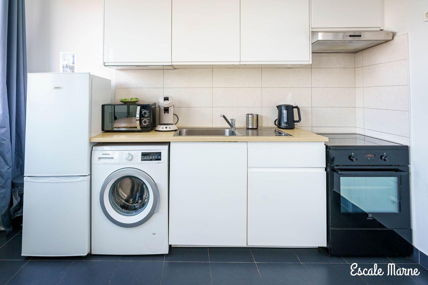 Escale-Marne Fr - 102 - Free Parking - Free Luggage Storage - All Equipped - Linen Included - Washing Machine - 10Mn Walk Metro 8 - Rer A - Panoramic View - From 1 To 4 Guests Maisons-Alfort Eksteriør billede